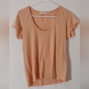 Rag and bone U-Nack tee Orange